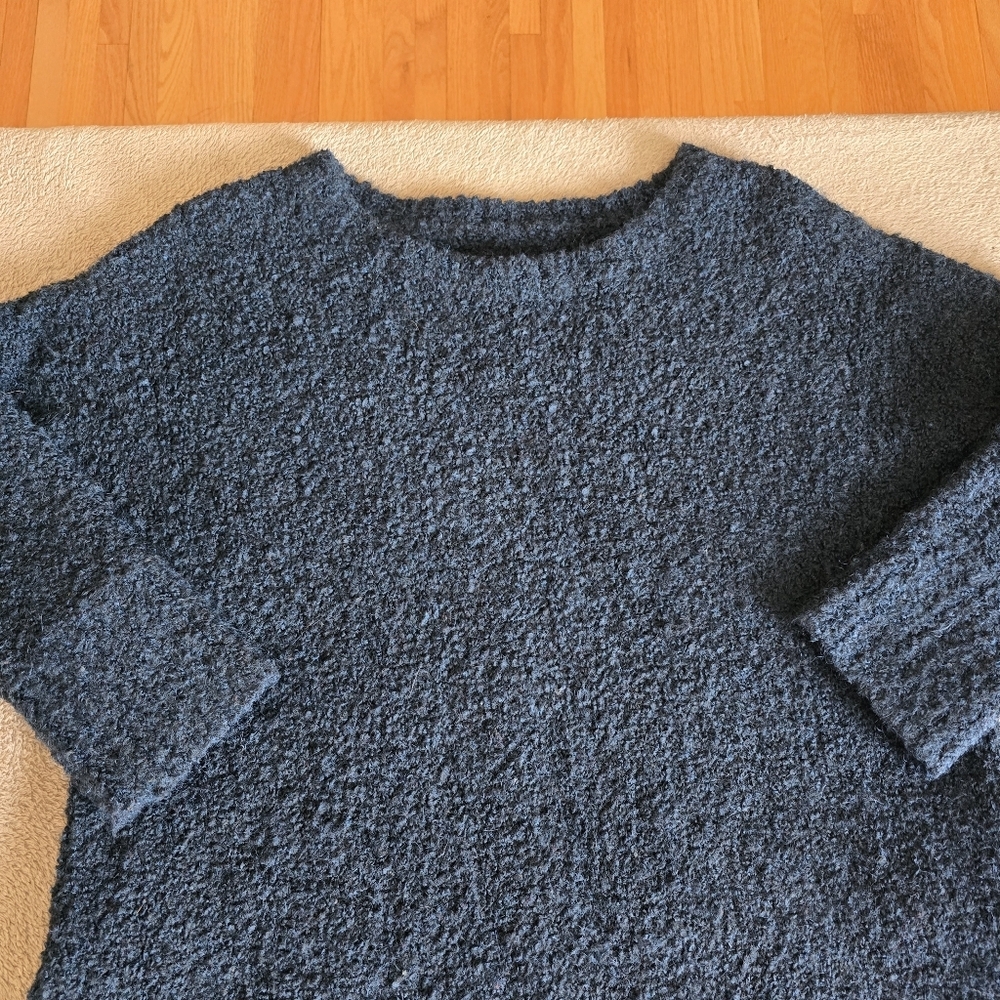 Zadig & Voltaire Athina Ma Oversized Textured Knit Wool Blend Sweater One Size - Picture 6 of 14